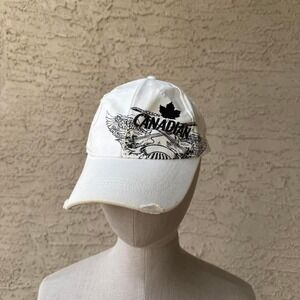 WHITE MOLSON CANADIAN Y2K STYLE HAT